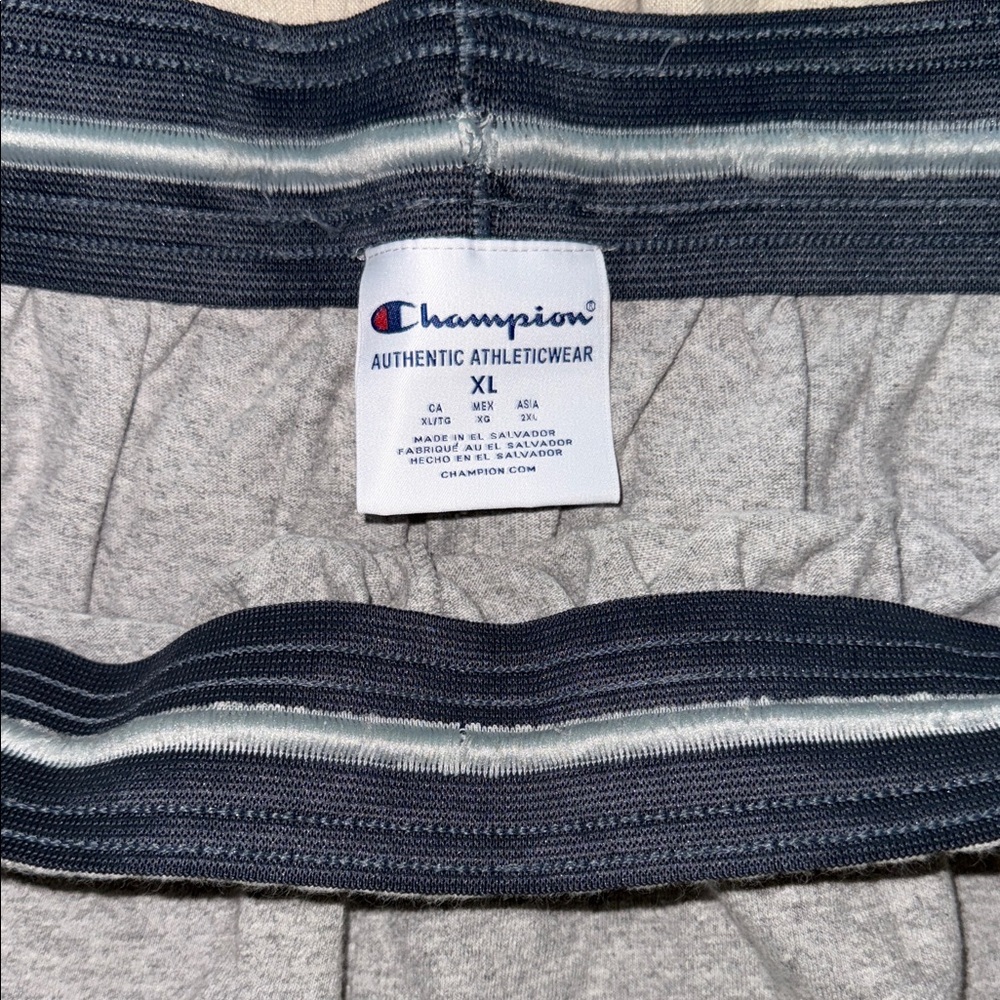 Champion‎ Men's Heather Gray Joggers - Picture 3 of 3